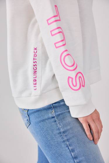 Lieblingsstück Sweatshirt mit Rubberprint Discount Store für neue Produkte