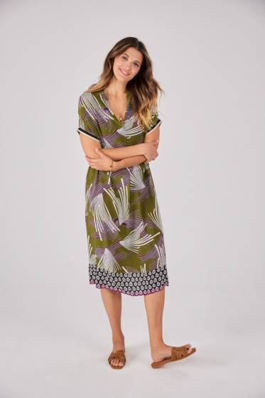 Lieblingsstück Halbarmkleid mit Bordüre Nur noch ein Tag übrig