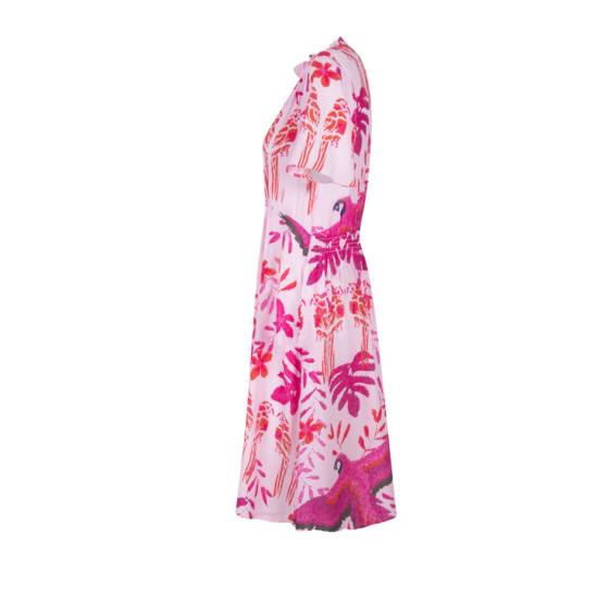 Lieblingsstück Knielanges Kleid mit weitem Arm Super Rabatt