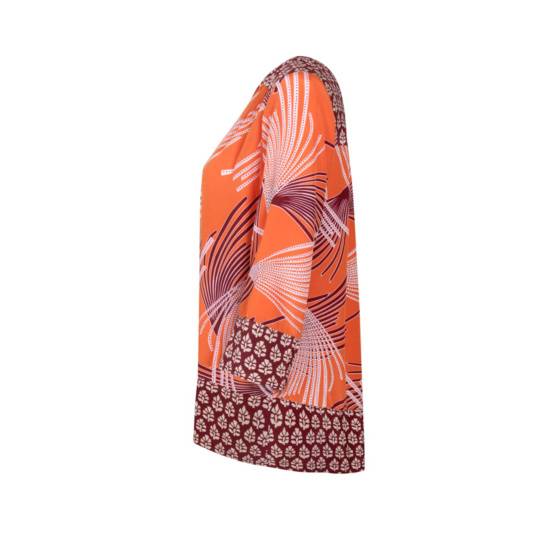 Lieblingsstück 3/4 Arm-Bluse mit Bordüre Kostenloser Versand international