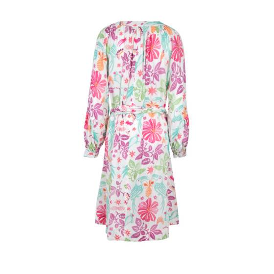 Lieblingsstück Puffärmelkleid mit Paradise Print Black Friday Preise