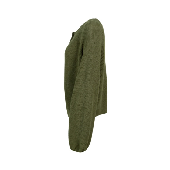 Lieblingsstück Strickjacke mit Puffarm und Rippenstruktur Outlet