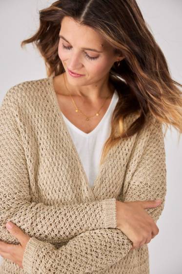 Lieblingsstück Strickjacke mit Strukturmuster Auslauf