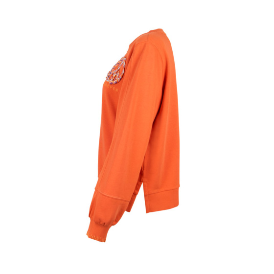 Lieblingsstück Sweatshirt mit Peace Stickerei Kostenloser Versand