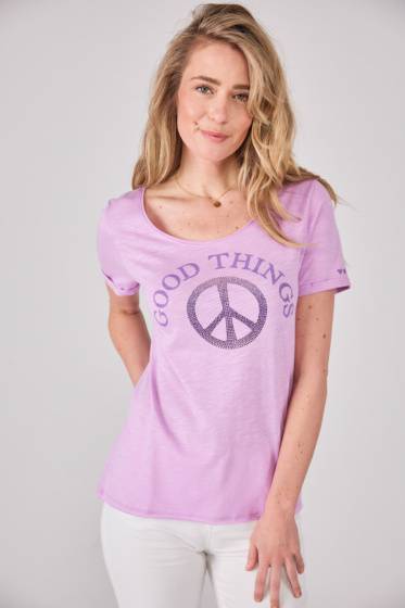 Lieblingsstück T-Shirt Good Things & Peace Flash Sale