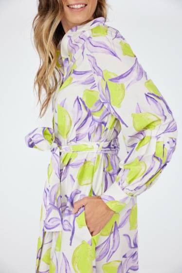 Lieblingsstück Durchgeknöpftes Kleid mit Lemon Print Muttertagsangebot