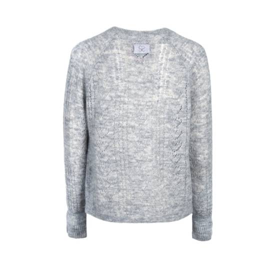 Lieblingsstück Jacke mit ausgestelltem Ärmel und Herzchen-Strick Top Angebot