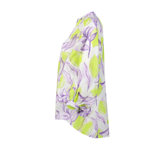 Lieblingsstück Bluse mit Stehkragen und Lemon Print Blitzangebot