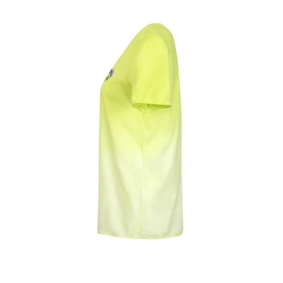Lieblingsstück Kurzarm T-Shirt mit kleinem Zitronenmotiv Saisonale Angebote