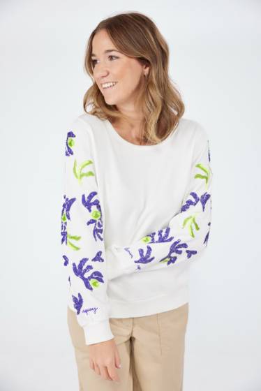 Lieblingsstück Sweatshirt mit Pailletten Motiv Räumungsverkauf