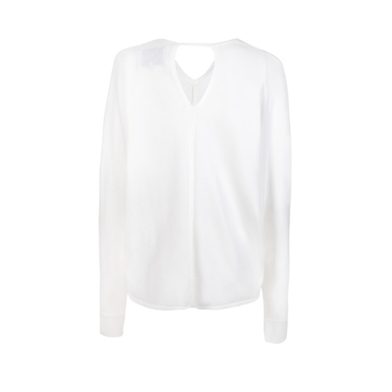 Lieblingsstück Pullover mit Mittelnaht und Cut Out Tägliche Deals