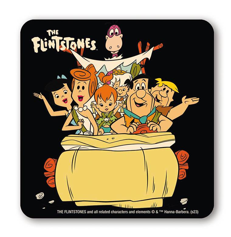 Logoshirt Hanna-Barbera - Cartoons - Scooby-Doo - The Flintstones - The Jetsons - Tom & Jerry - 6er Set - Untersetzer Saisonschlussverkauf