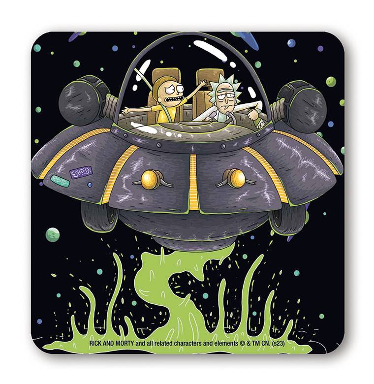 Logoshirt Rick & Morty - 6er Set - Untersetzer Lagerräumung