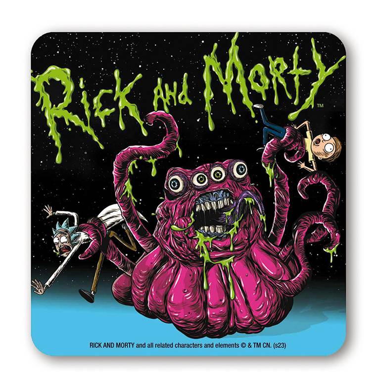 Logoshirt Rick & Morty - 6er Set - Untersetzer Lagerräumung
