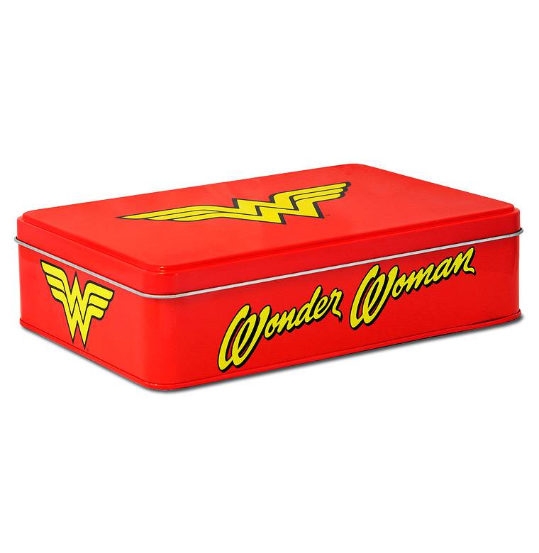 Logoshirt Wonder Woman - Logo - DC Comics - Blechdose mit abnehmbarem Deckel