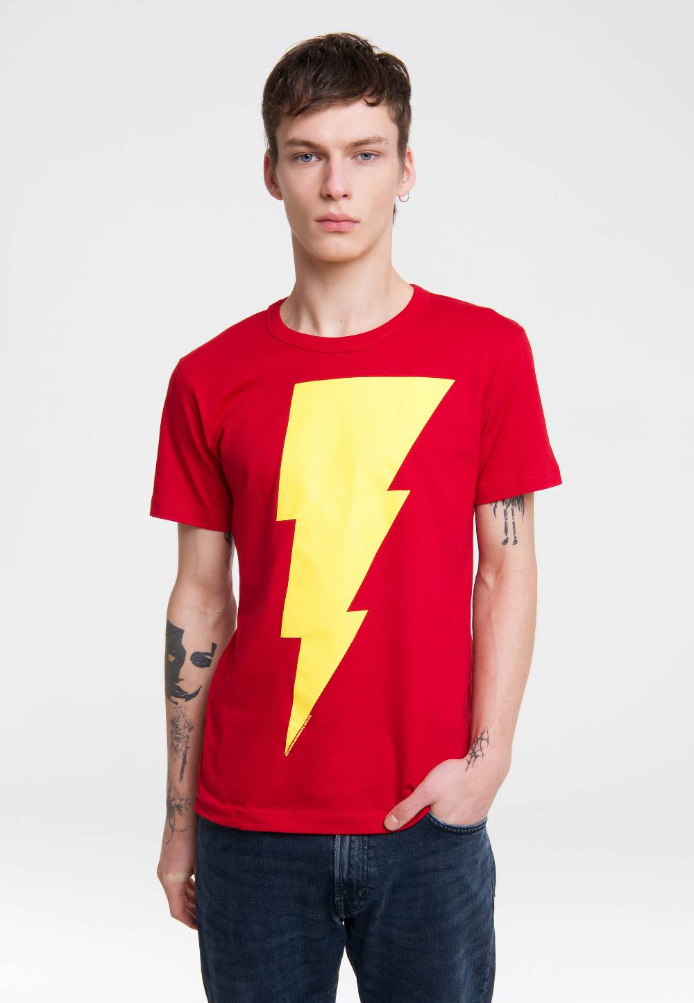Logoshirt Shazam Logo - DC Comics - T-Shirt Print - Herren Super Sparpreis