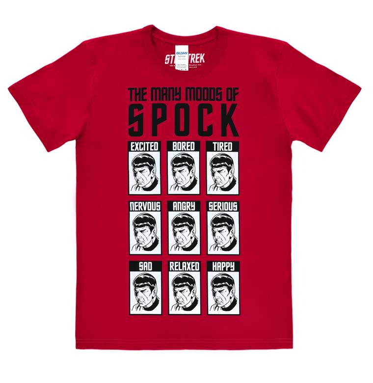 Logoshirt Star Trek - Spock Moods - Hybris - T-Shirt Print JETZT KAUFEN