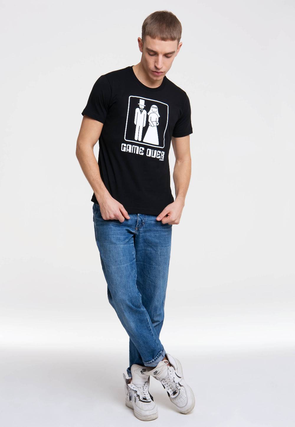 Logoshirt Game Over - Hochzeit - T-Shirt Print Nur für heute