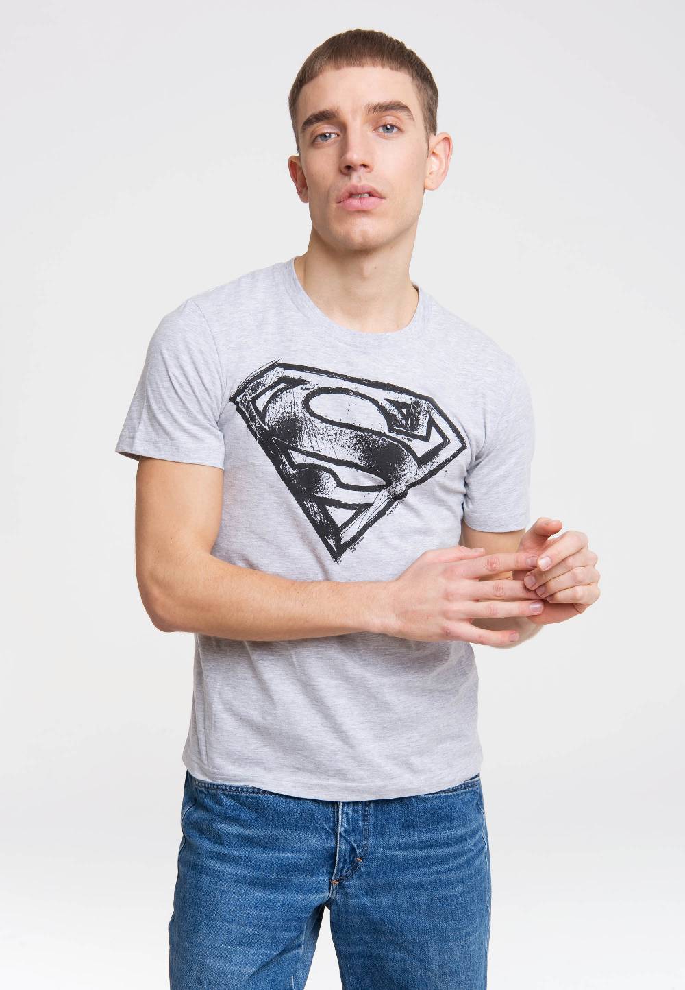 Logoshirt Superman - Logo - Scribble - DC Comics - T-Shirt Print Sonderangebot der Fabrik