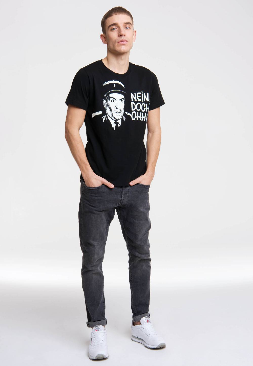 Logoshirt Nein! Doch! Ohhh! - Louis de Funès - T-Shirt Print Discount Store für neue Produkte