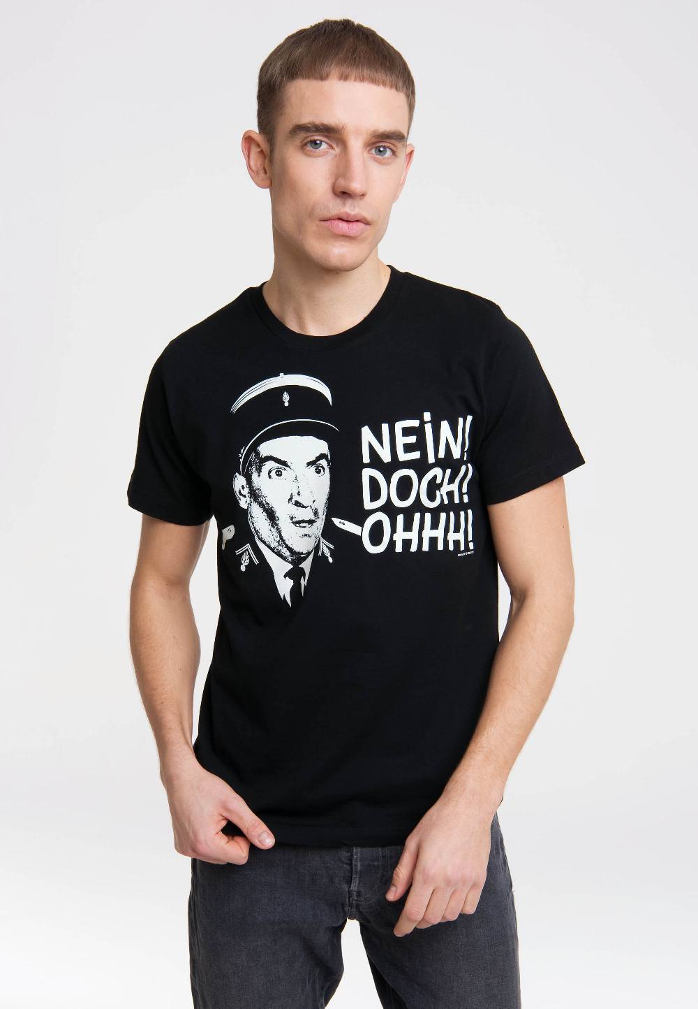 Logoshirt Nein! Doch! Ohhh! - Louis de Funès - T-Shirt Print Discount Store für neue Produkte
