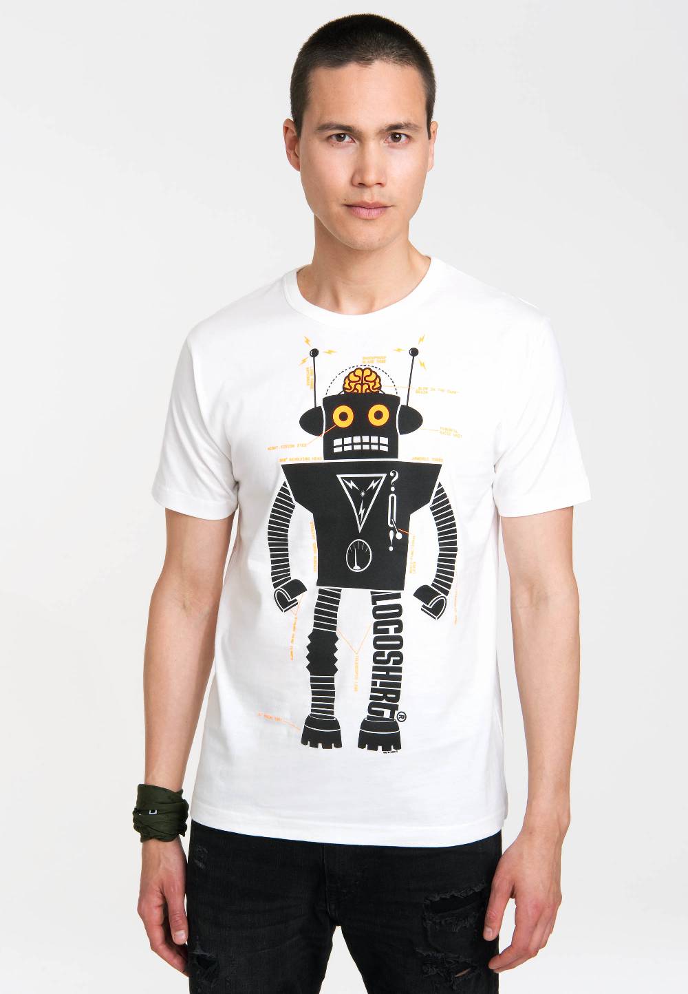Logoshirt Logoshirt - Roboter - Logo - T-Shirt Print - Herren Riesige Rabatte