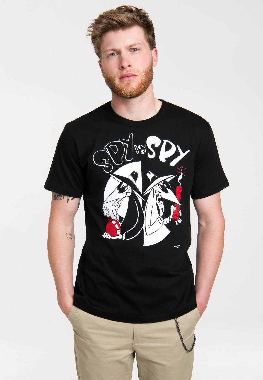 Logoshirt Mad Magazin - Spy vs Spy - Bomb & Dynamite - T-Shirt Print - Herren Clearance-Verkauf