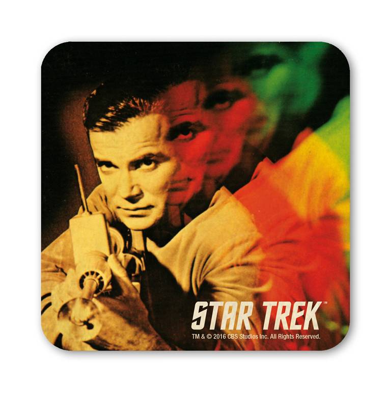 Logoshirt Star Trek - Captain Kirk - Phaser - Untersetzer