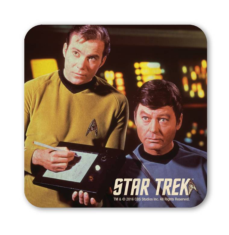 Logoshirt Star Trek - Captain Kirk And Doctor McCoy - Untersetzer