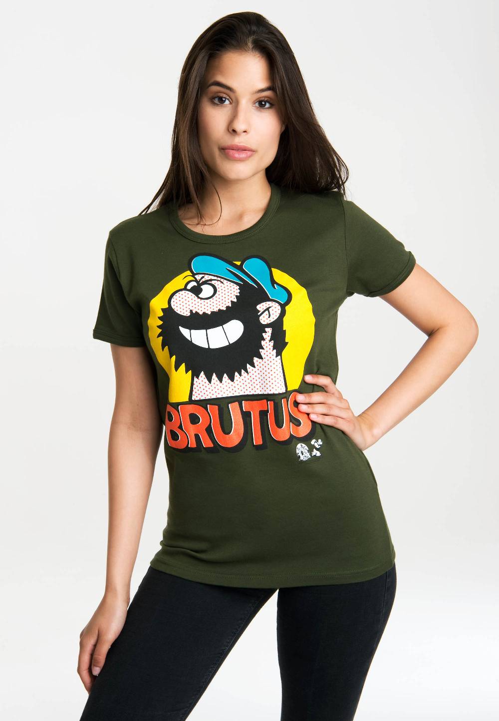 Logoshirt Popeye - Brutus - Pop Art - T-Shirt Print - Damen Fabrik Onlineshop