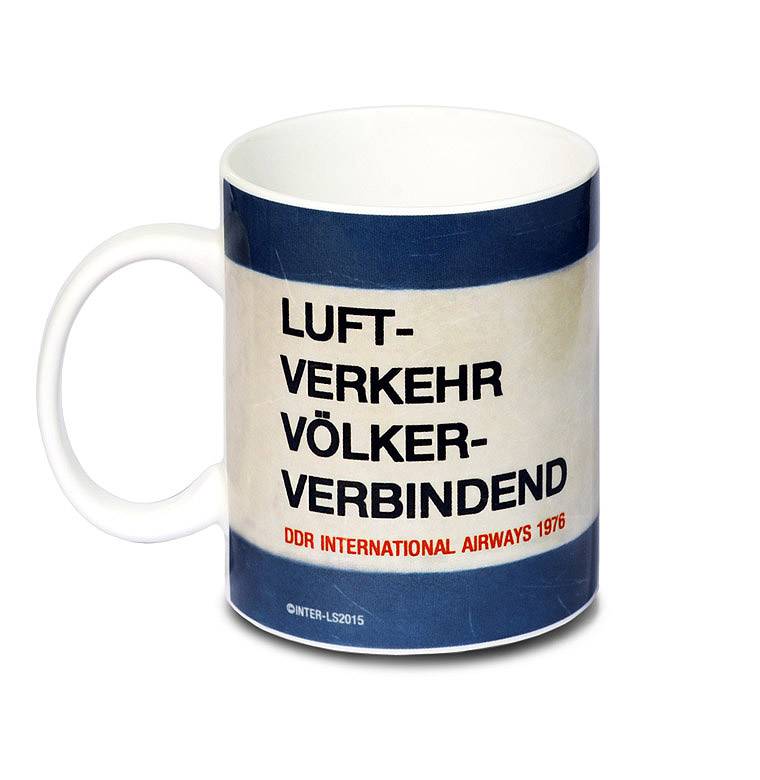 Logoshirt Interflug - Luftverkehr - Kaffeetasse Valentinstagsangebot