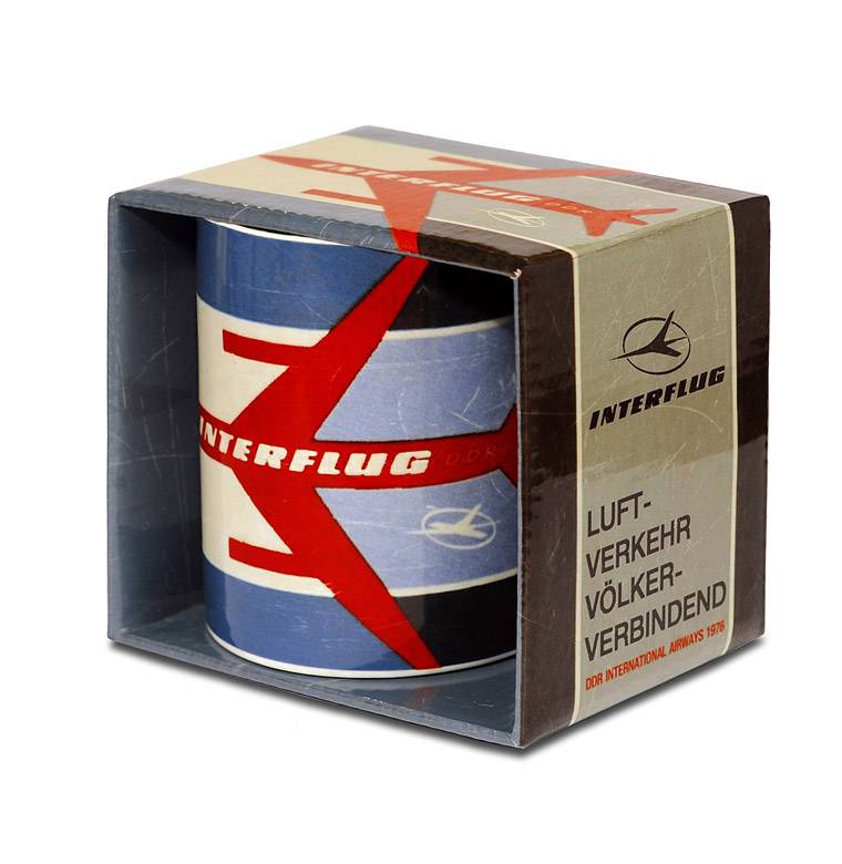 Logoshirt Interflug - Luftverkehr - Kaffeetasse Valentinstagsangebot