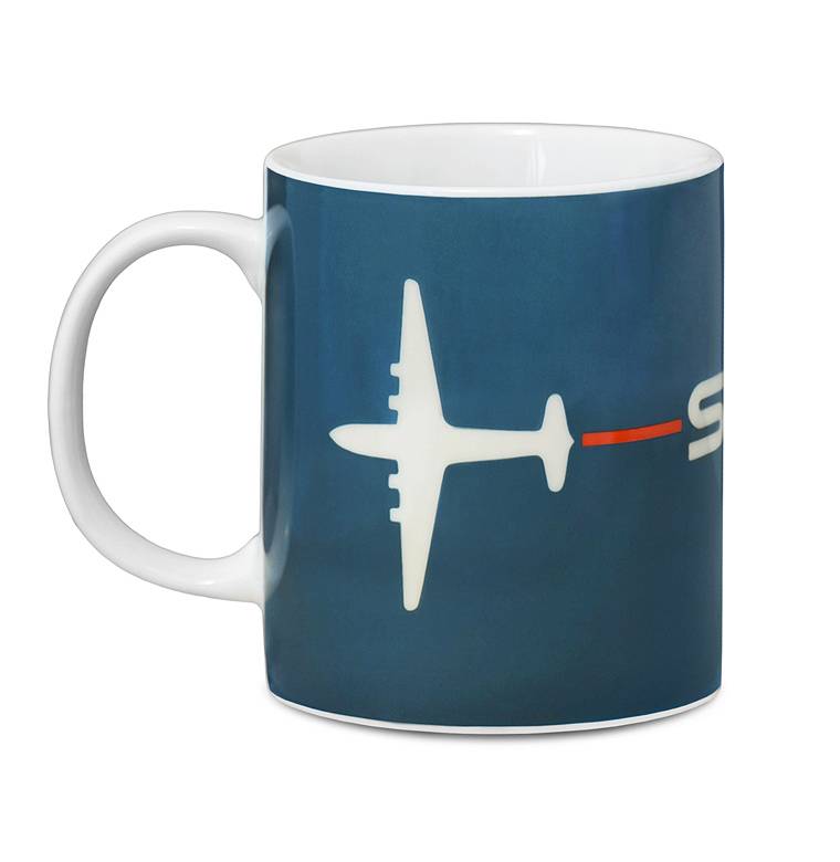 Logoshirt Swissair - The Airline Of Switzerland - Kaffeetasse Jubiläumsangebot