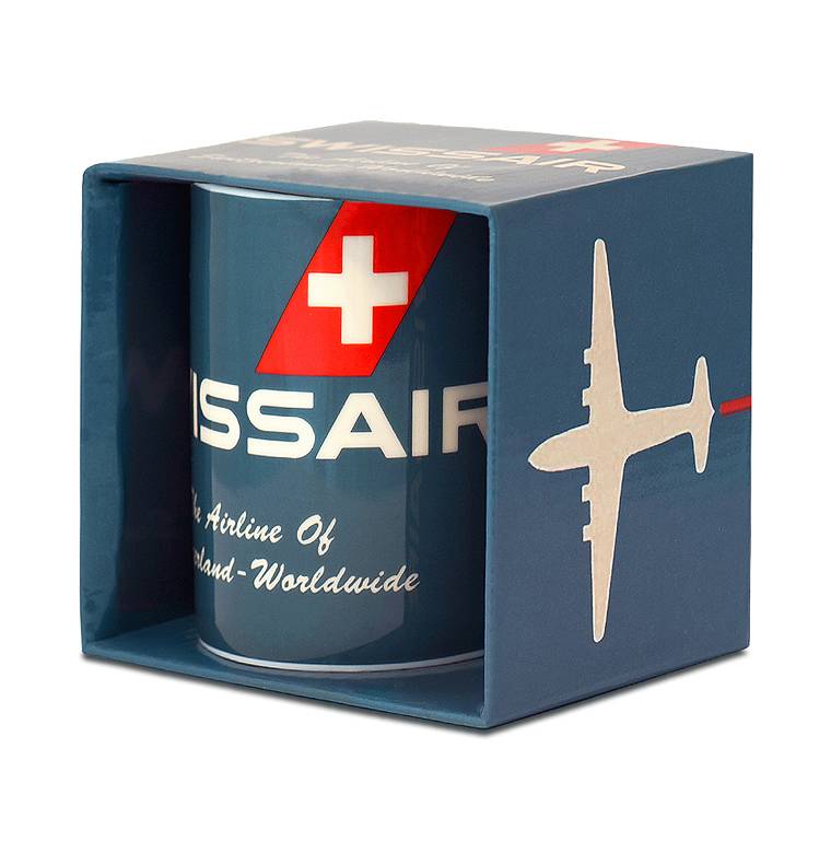 Logoshirt Swissair - The Airline Of Switzerland - Kaffeetasse Jubiläumsangebot