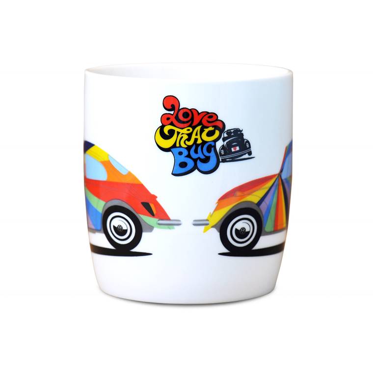 Logoshirt VW - Käfer - Streifen - Love That Bug - Kaffeebecher Neueste Stile