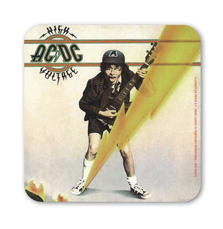 Logoshirt Untersetzer AC/DC - High Voltage - Rock