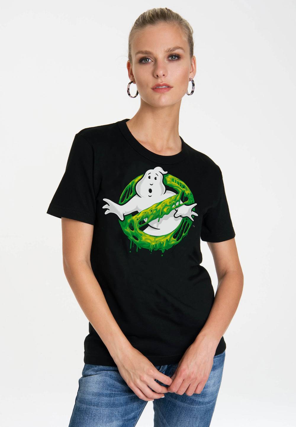 Logoshirt Ghostbusters - Slime Logo - T-Shirt Print - Damen Preisnachlass