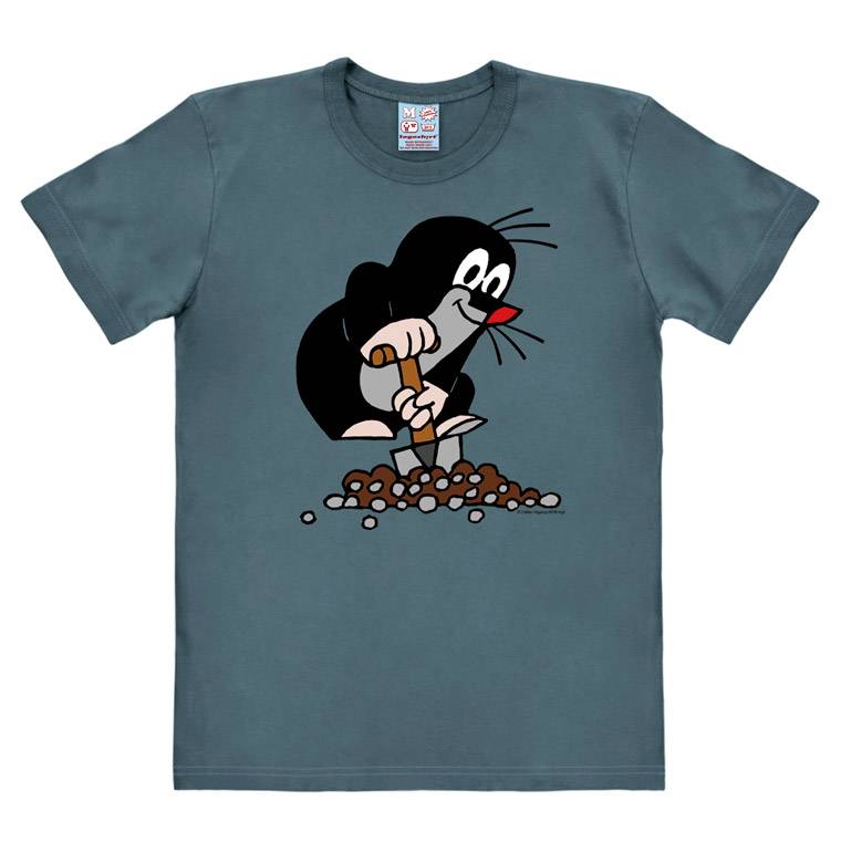 Logoshirt Der kleine Maulwurf - Hügel - T-Shirt Print - Herren