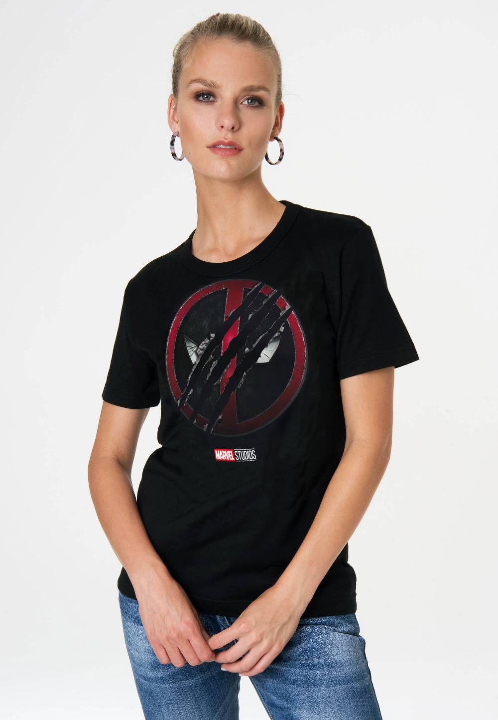 Logoshirt Deadpool & Wolverine - Marvel Comics - T-Shirt Print - Damen Weihnachtsangebot