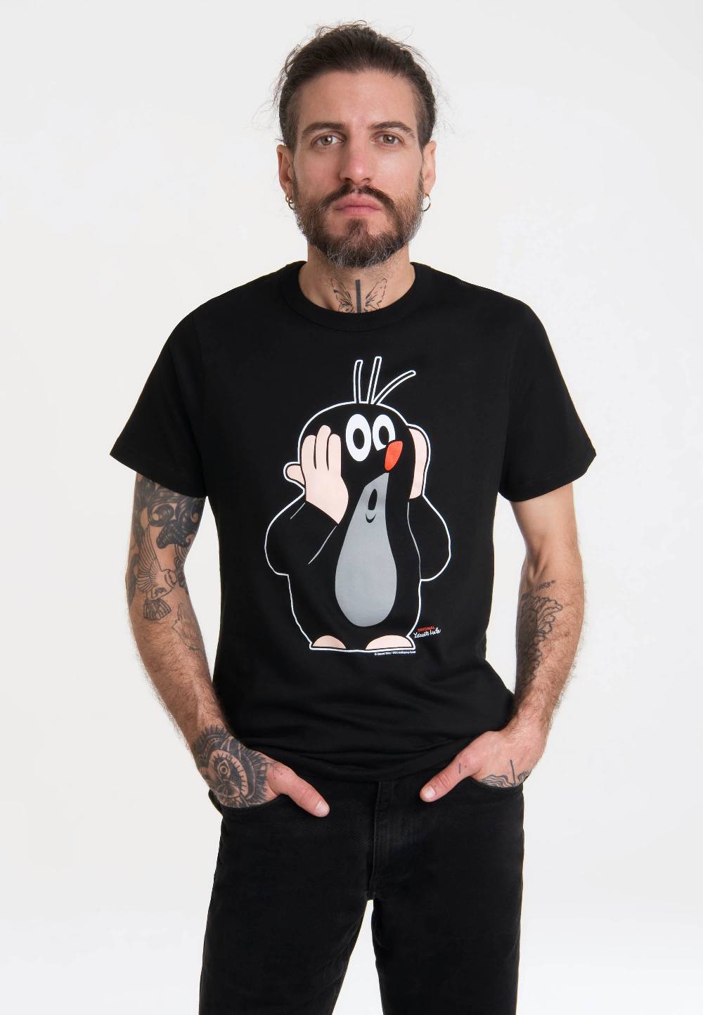 Logoshirt Der kleine Maulwurf - Oh Oh! - T-Shirt Print - Herren Osterangebot