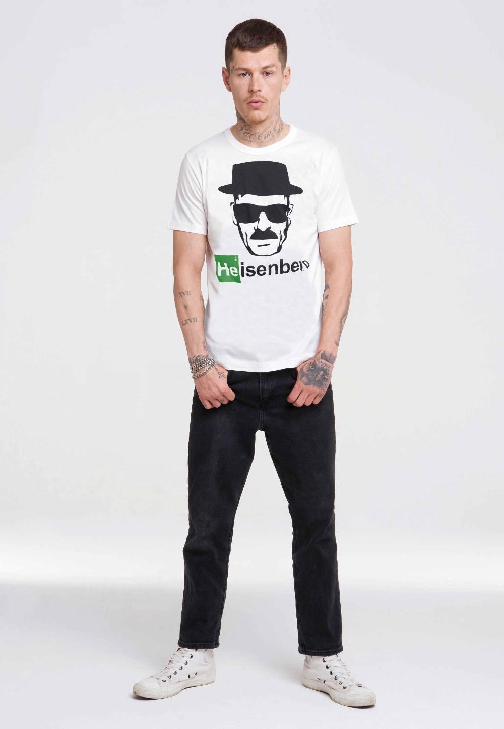 Logoshirt Heisenberg - T-Shirt Print - Herren Jubiläumsangebot