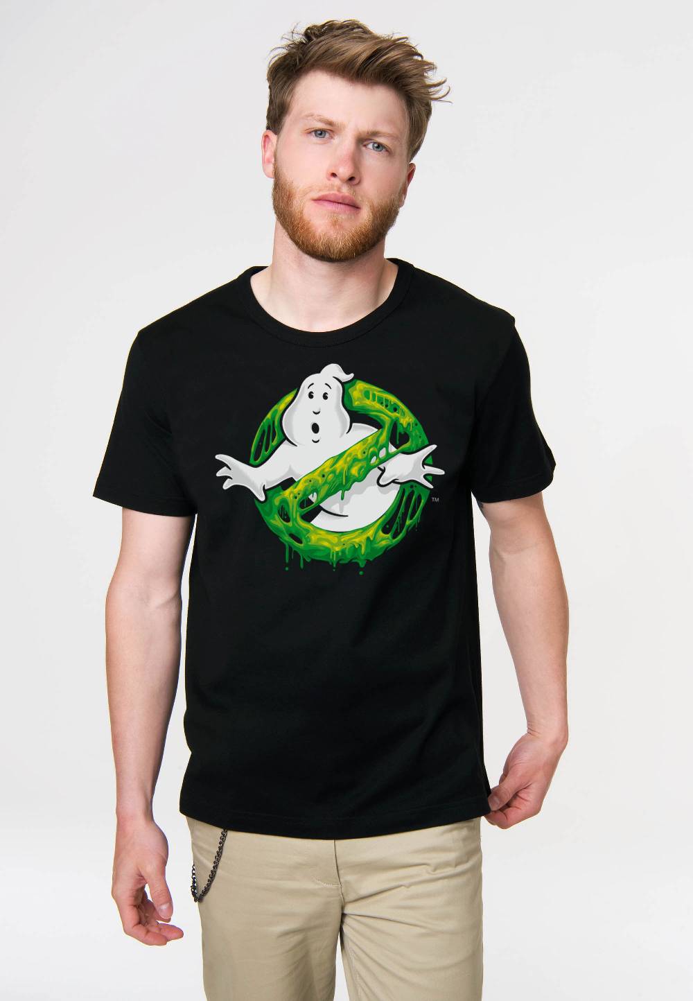 Logoshirt Ghostbusters - Slime Logo - T-Shirt Print - Herren Neueste Mode