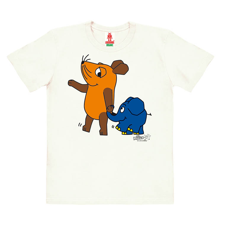 Logoshirt Die Sendung mit der Maus - Maus & Elefant - Bio - T-Shirt Print - Kinder Online Outlet