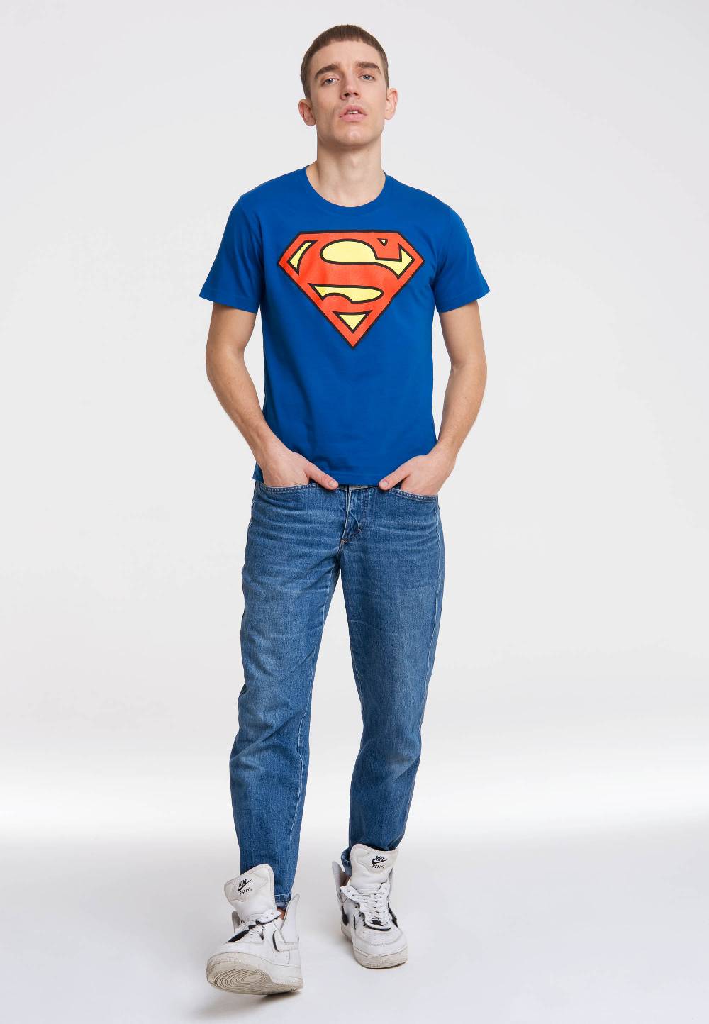 Logoshirt Superman - Logo (Clean) - DC Comics - T-Shirt Print - Herren Zeitlich begrenztes Angebot