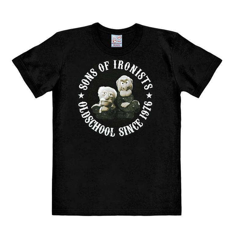 Logoshirt Waldorf & Statler - Sons Of Ironists - The Muppets - T-Shirt Print - Herren