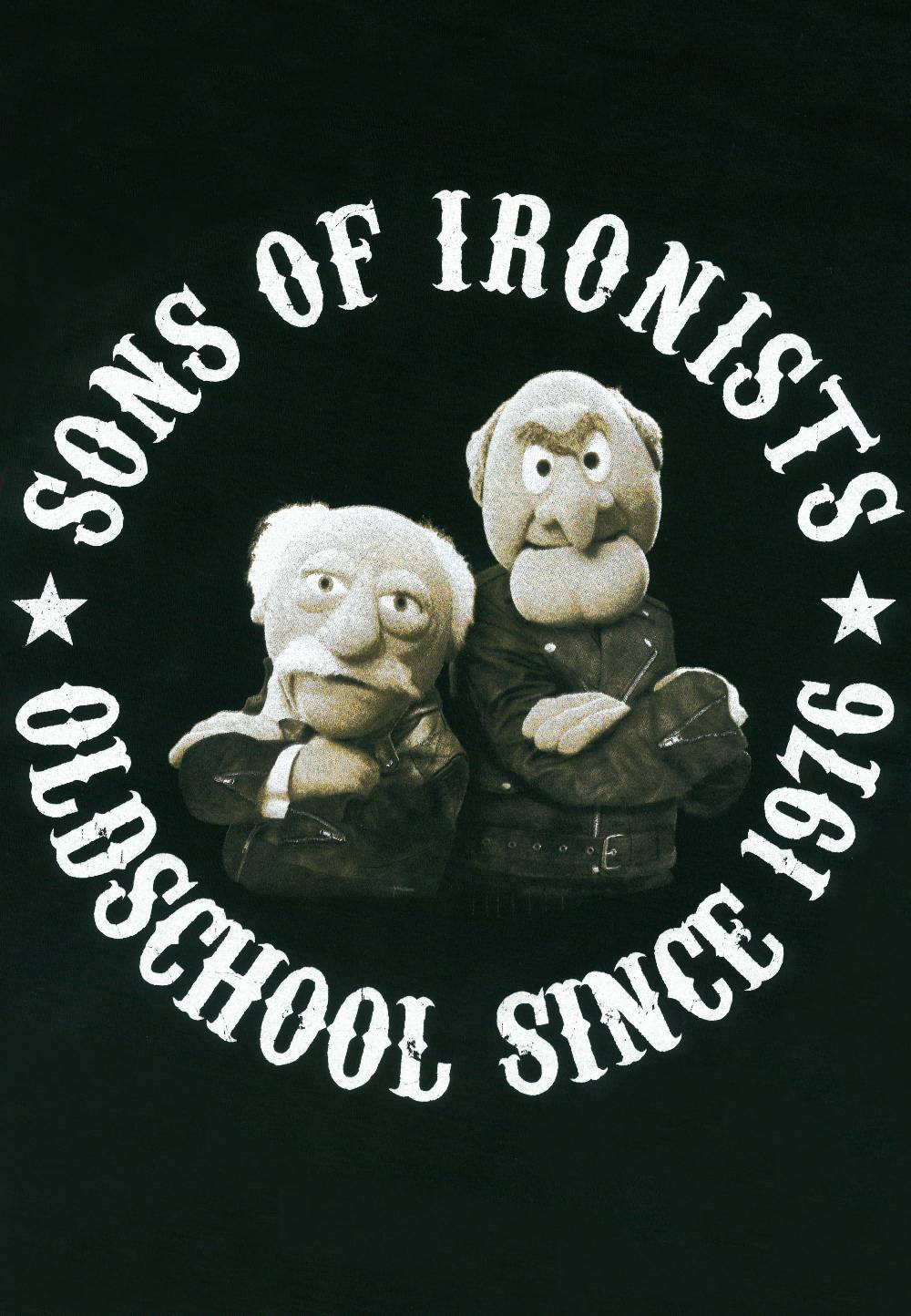 Logoshirt Waldorf & Statler - Sons Of Ironists - The Muppets - T-Shirt Print - Herren Bestseller