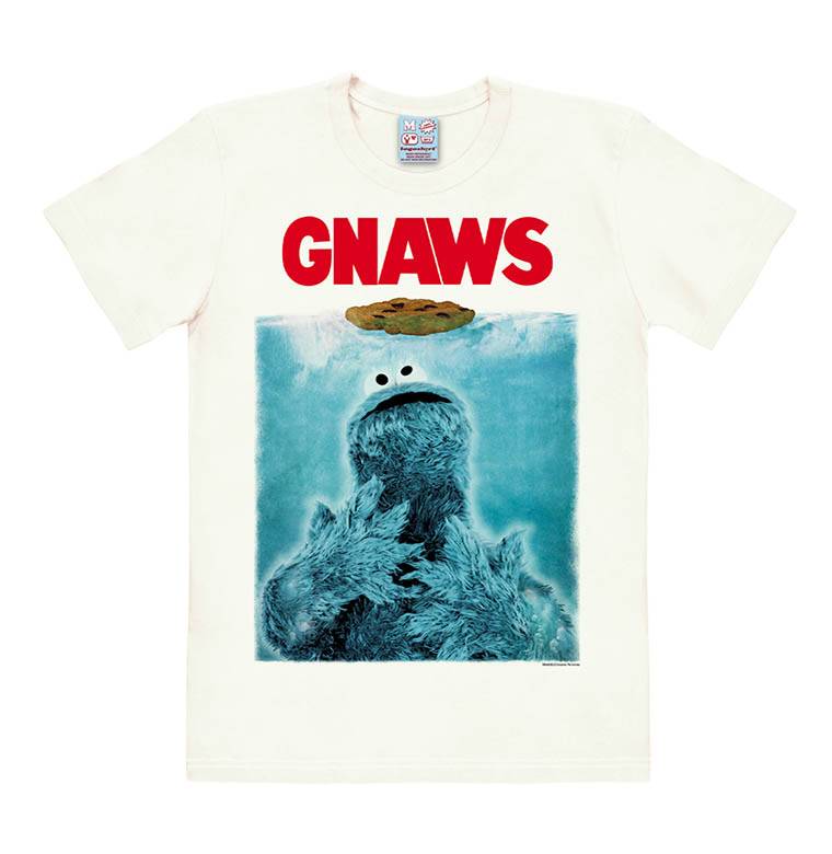 Logoshirt Sesamstrasse - Krümelmonster - GNAWS - T-Shirt Print - Damen