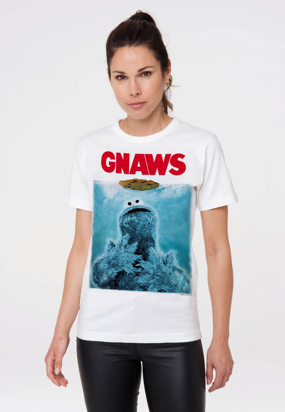 Logoshirt Sesamstrasse - Krümelmonster - GNAWS - T-Shirt Print - Damen Kauf eins, bekomm eins gratis