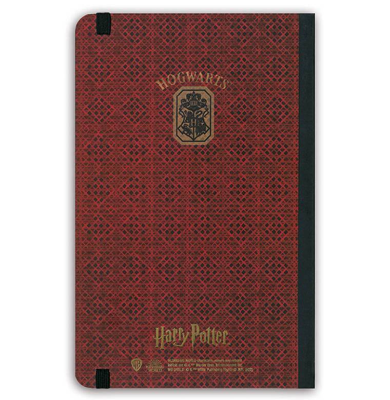 Logoshirt Harry Potter - Gryffindor Logo - Hardcover Notizbuch A5 - mit Gummiband - Liniert Weihnachtsangebot