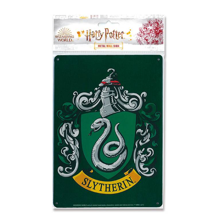 Logoshirt Harry Potter - Slytherin Logo - Schlange - Blechschild A5 Neueste Stile